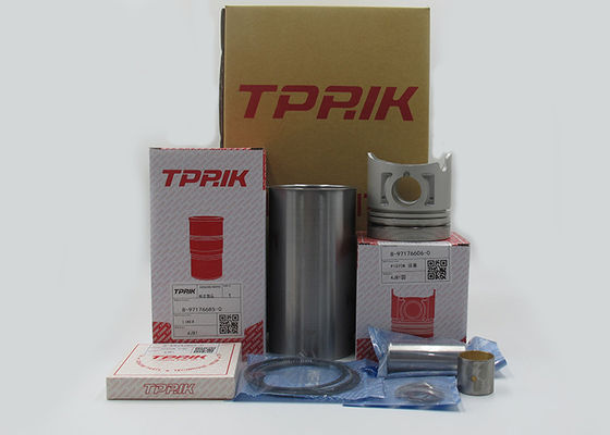 4JB1 Engine Spare Part Round Bottom Piston Cylinder Liner Assembly 93mm