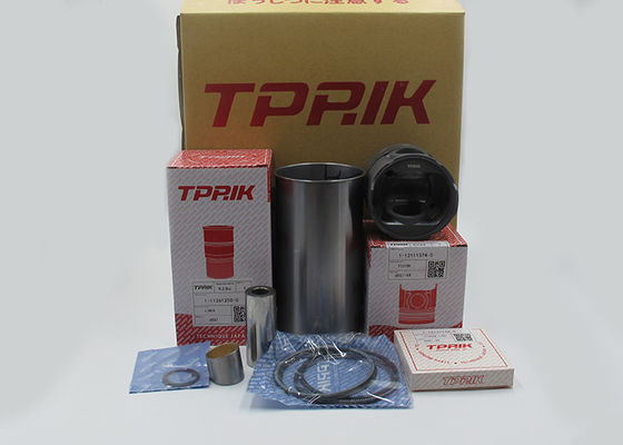 6BG1 Four Ring Di Engine Cylinder Liner Sleeve  Assembly For EX200-6  SH200A3  ZAX200-3 Excavator