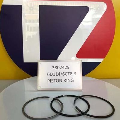 6D114 6CT8.3 Diesel Engine Piston Ring 3802429 OEM Standard Size