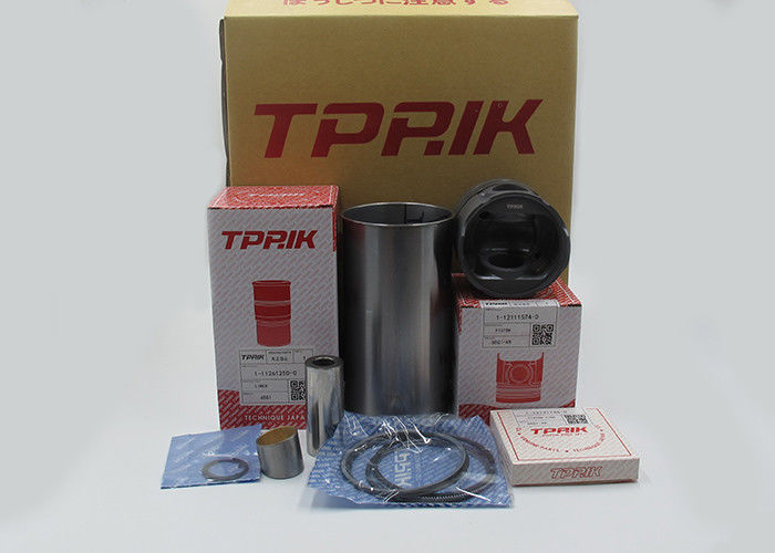 6BG1 Four Ring Di Engine Cylinder Liner Sleeve  Assembly For EX200-6  SH200A3  ZAX200-3 Excavator