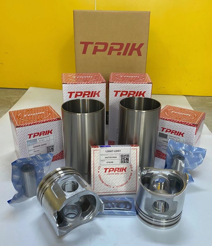 4TNV98 Diesel Engine Cylinder Liner Kit for R85 R80-7 DH80 SWE80 EC80 Excavator